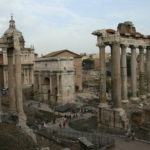 Vue sur le forum romain de Rome