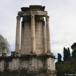 Temple de Vesta sur le Forum romain de Rome