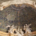 Atrium, mosaiques paléochrétiennes du baptistere du Latran