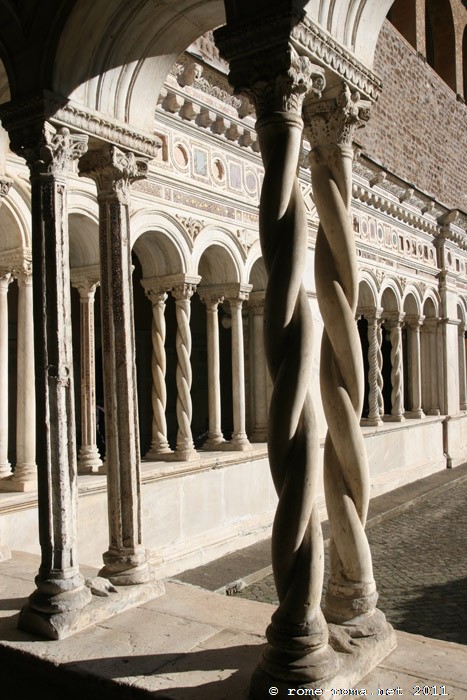 Cloitre de Saint-Jean du Latran à Rome