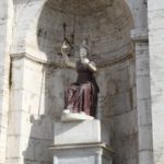 Statue de la déesse Rome, Place du Capitole à Rome