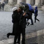 Neige à Saint Pierre de Rome