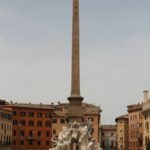 Foto della Piazza Navona e obelisco