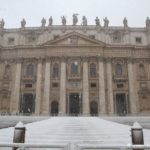 Neve a Roma San Pietro