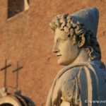 Statue de Castor, Place du Capitole à Rome