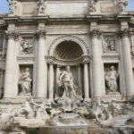 Photo of the Trevi fountain in Rome
