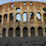 Vue extérieure du Colisée de Rome
