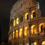 Colosseum night view