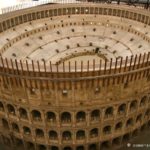 Foto del plastico del Colosseo di Roma