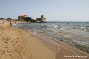 Foto della spiaggia di Torre Astura