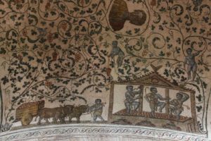 Foto di mosaico in Sant' Agnese fuori le mura a Roma