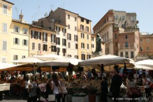 Place du Campo dei Fiori à Rome