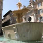 Piazza Farnese con le fontane