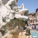 Fontaine des quatre fleuves à Rome
