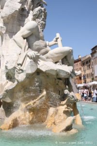 Fontana dei quattro fiumi, piazza navona