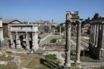 Fotos vom Blick auf das Forum Romanum