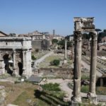 Foto della vista del Foro romano