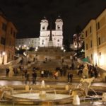 Piazza di Spagna di notte