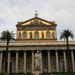 Façade et quadriportique de la Basilique Saint-Paul