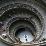 Escalier en colimaçon aux Musées du Vatican