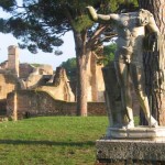 Foto di statua in Ostia antica