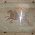 Photo of a frescoe paint in Ostia