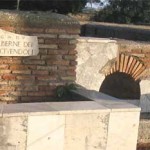 Photo of a Roman tavern in Ostia antica