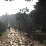 Foto della Via Ostiense a Ostia