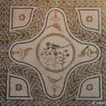 Foto der Mosaike und römische Villen
