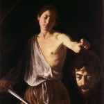 Caravaggio, David trägt den Kopf von Goliath