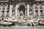 The Trevi fountain