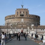 Photo of The castle Sant'Angelo from the bridge in Rome