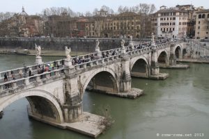 Le Pont Saint-Ange vu de haut