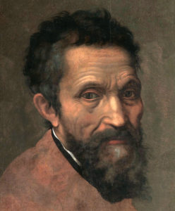 portrait de michel-ange, da volterra