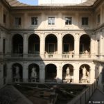 Foto des Hofes des Palazzo Altemps