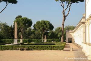 Gardens of Villa Medici in Rome
