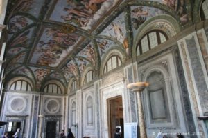 Foto della Loggia di Psiche nella Villa Farnesina a Roma