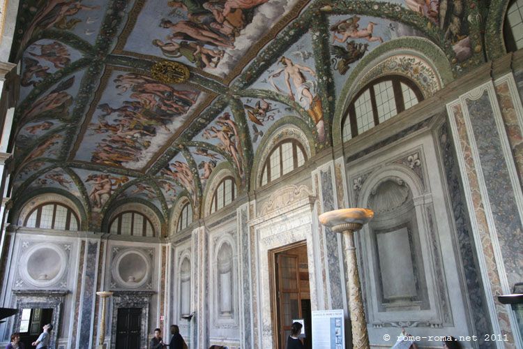 Photo de la loggia di Psiche dans la Villa Farnesina à Rome