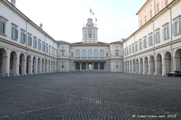 Photo du Palais du Quirinal à Rome