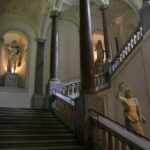Staircase of honor of the Braschi Palace in Rome