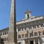 Photo du Palais de Montecitorio à Rome