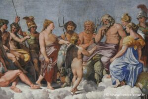 Loggia di Psiche in Villa Farnesina in Rome