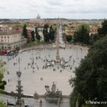 Photo depuis la terrasse du Pincio à Rome