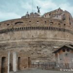 La structure du mausolée. Château Saint-Ange à Rome : l'extérieur