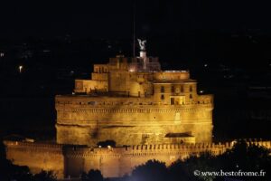 Castel Sant'Angelo in Rom bei Nacht
