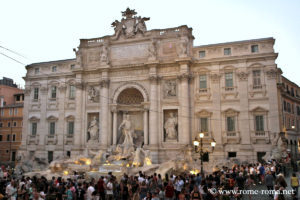 Foto des Trevi-Brunnens in Rom