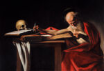 Der heilige Hieronymus schreibt (Caravaggio, Rom) (1605-6)