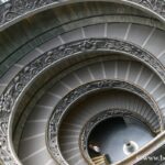 Spiral staircase at the Vatican Museums