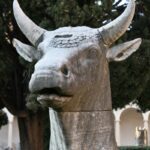Tête de taureau, musée des thermes de Dioclétien, Rome