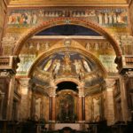 Santa Prassede a Roma : Arco Trionfale a abside